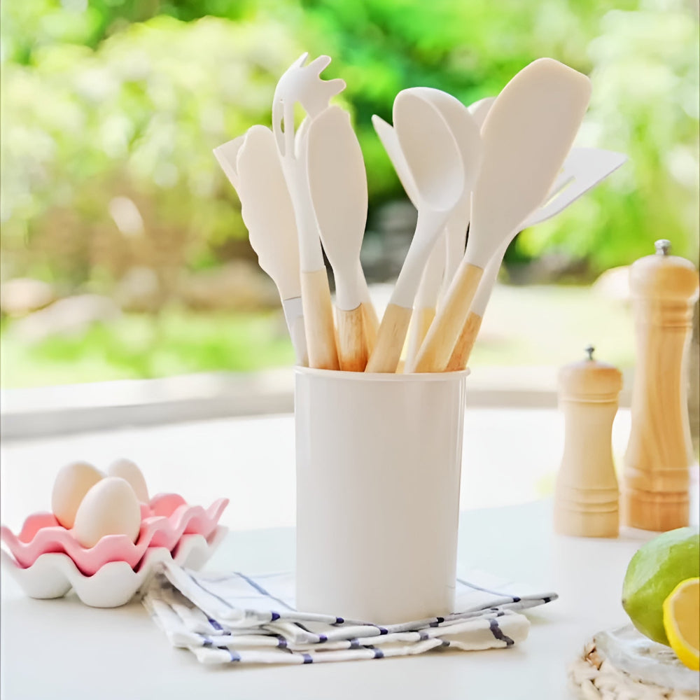 Set de Utensilios de Cocina de Silicona