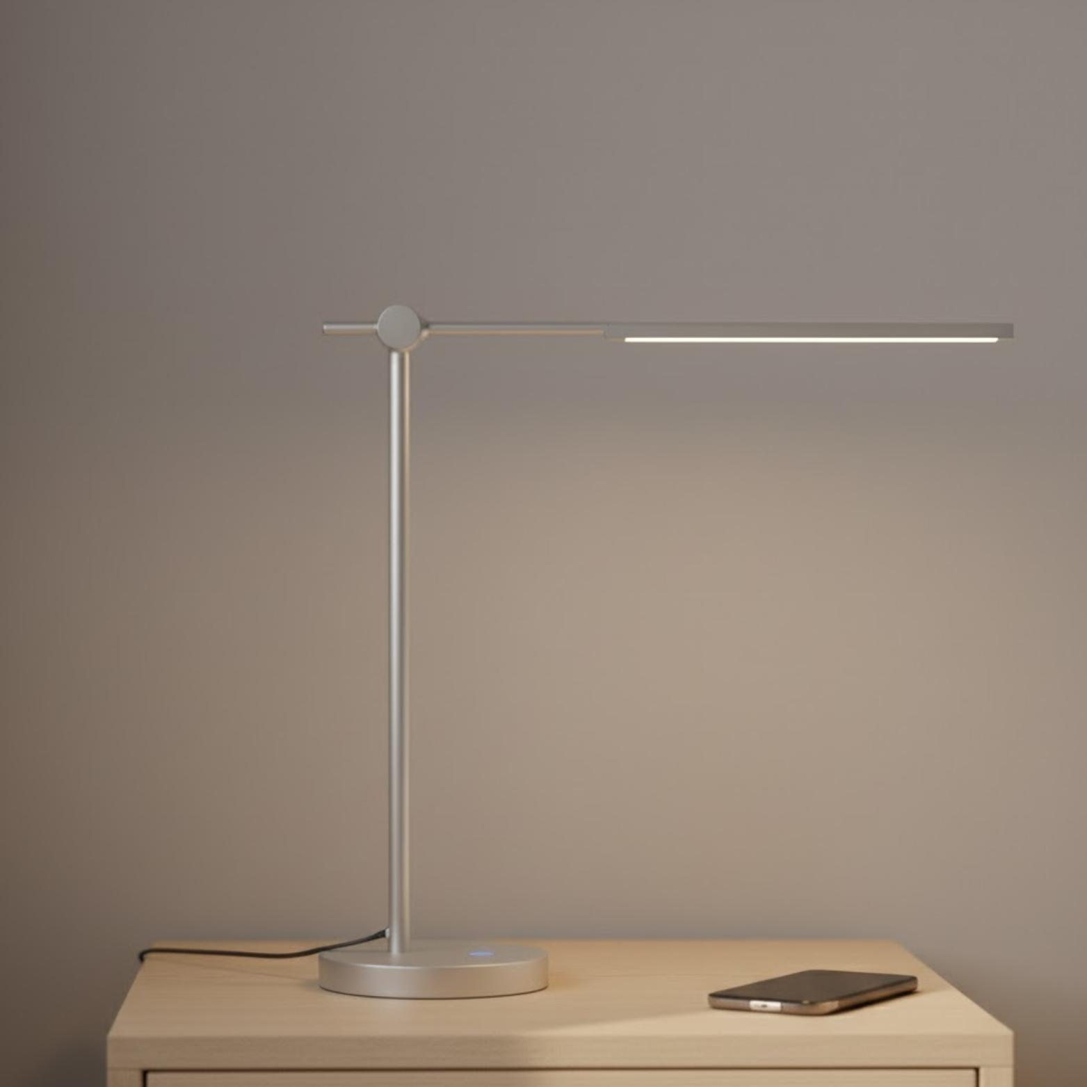 Modern LED Desk Lamp with Touch Dimming