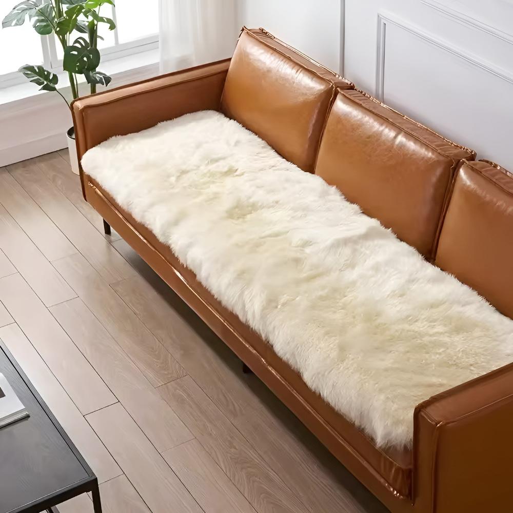 Funda de sofá de peluche sintético