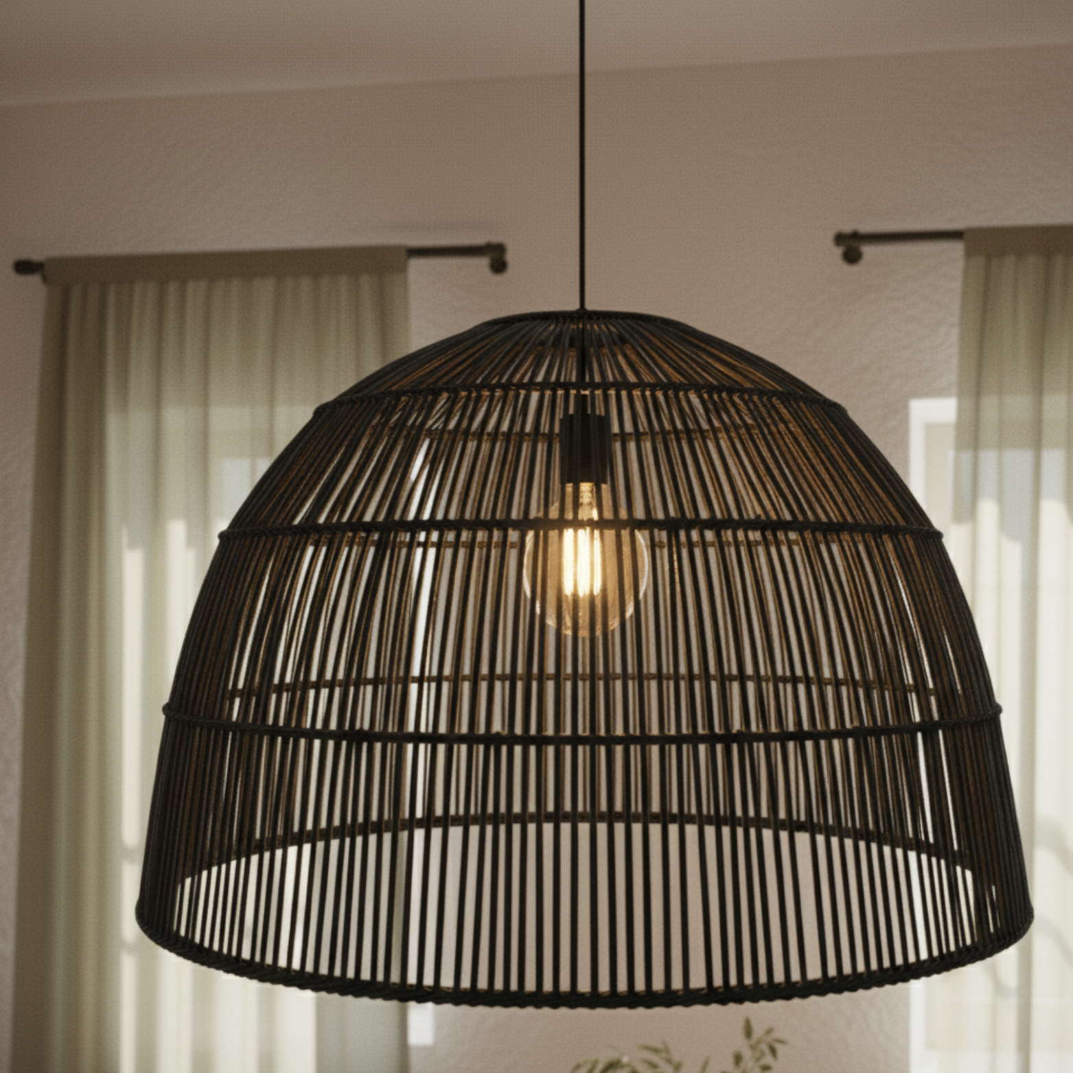Natural Rattan Pendant lamp for Home Décor
