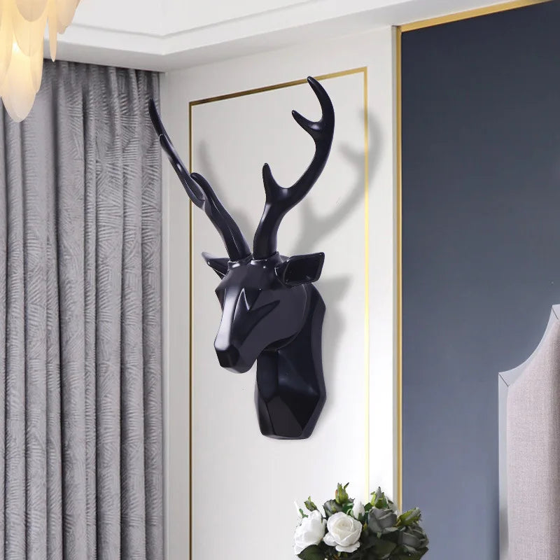 3D Deer Head Sculpture for a Majestic Atmosphere - RegalDeer
