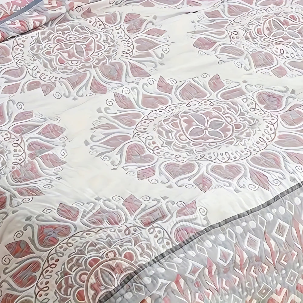 Manta de Algodón Lunara Floral Comfort