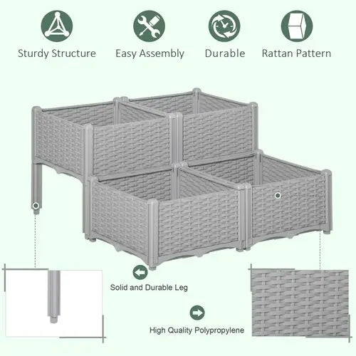 BBQ Gazebo Shelter – Two-Tier Canopy with Side Shelves & Storage Baskets