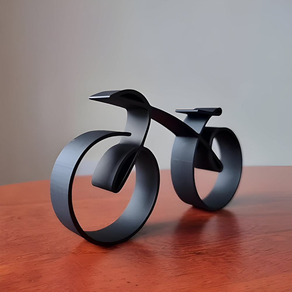 Urban Cyclist Abstract Décor