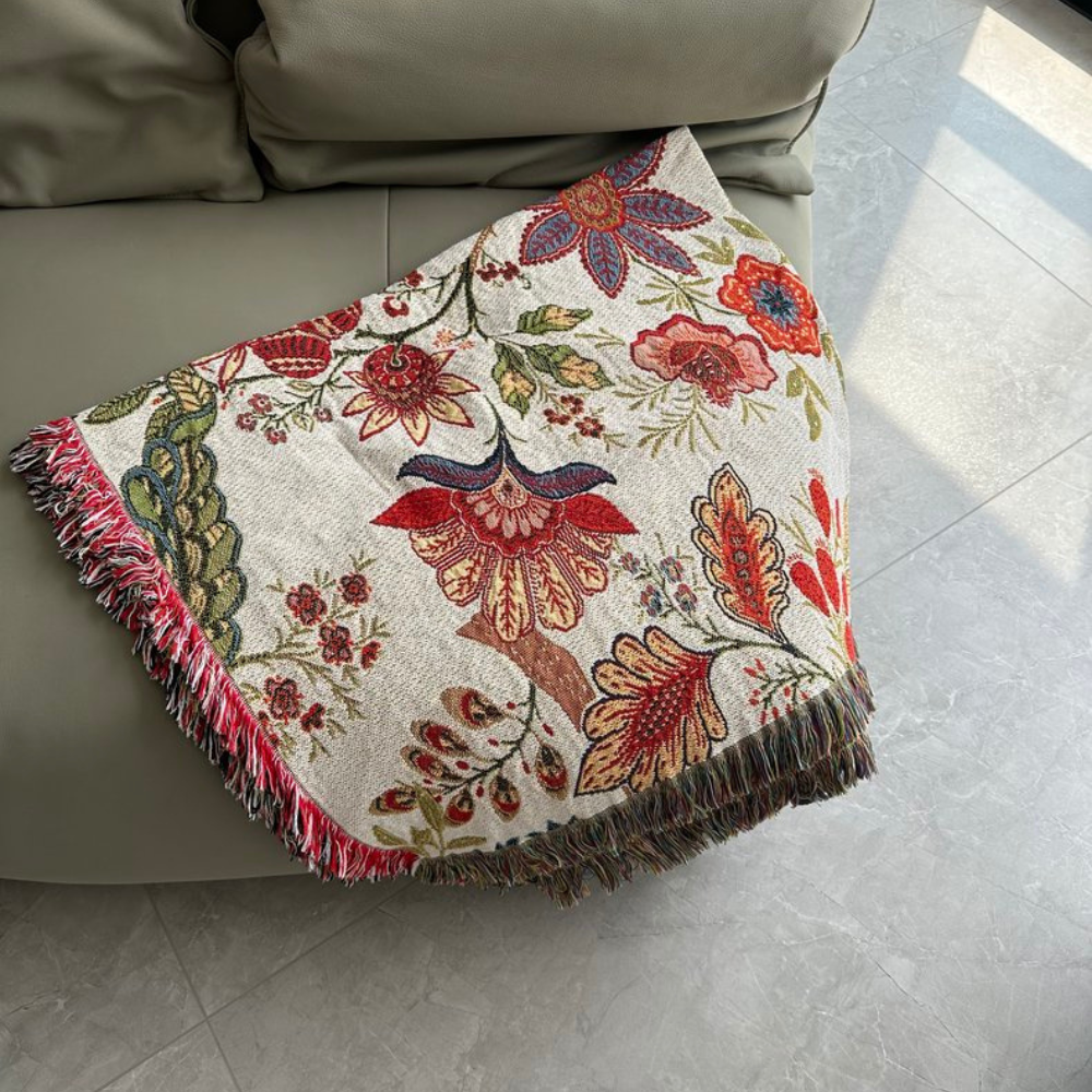 Manta floral Country Charm