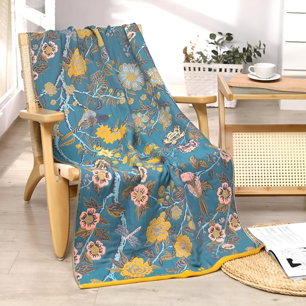 Toalla de baño reversible Hibiscus