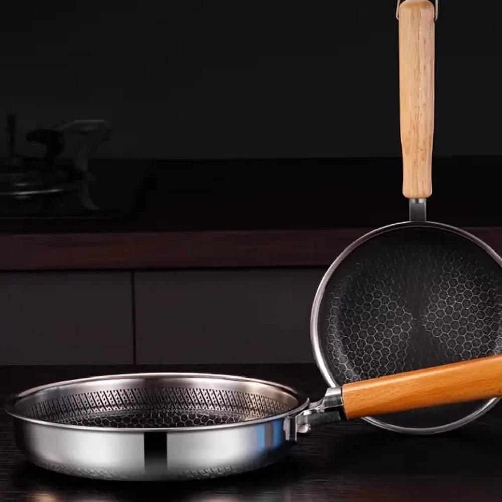 Sartén de acero inoxidable Nature Grip