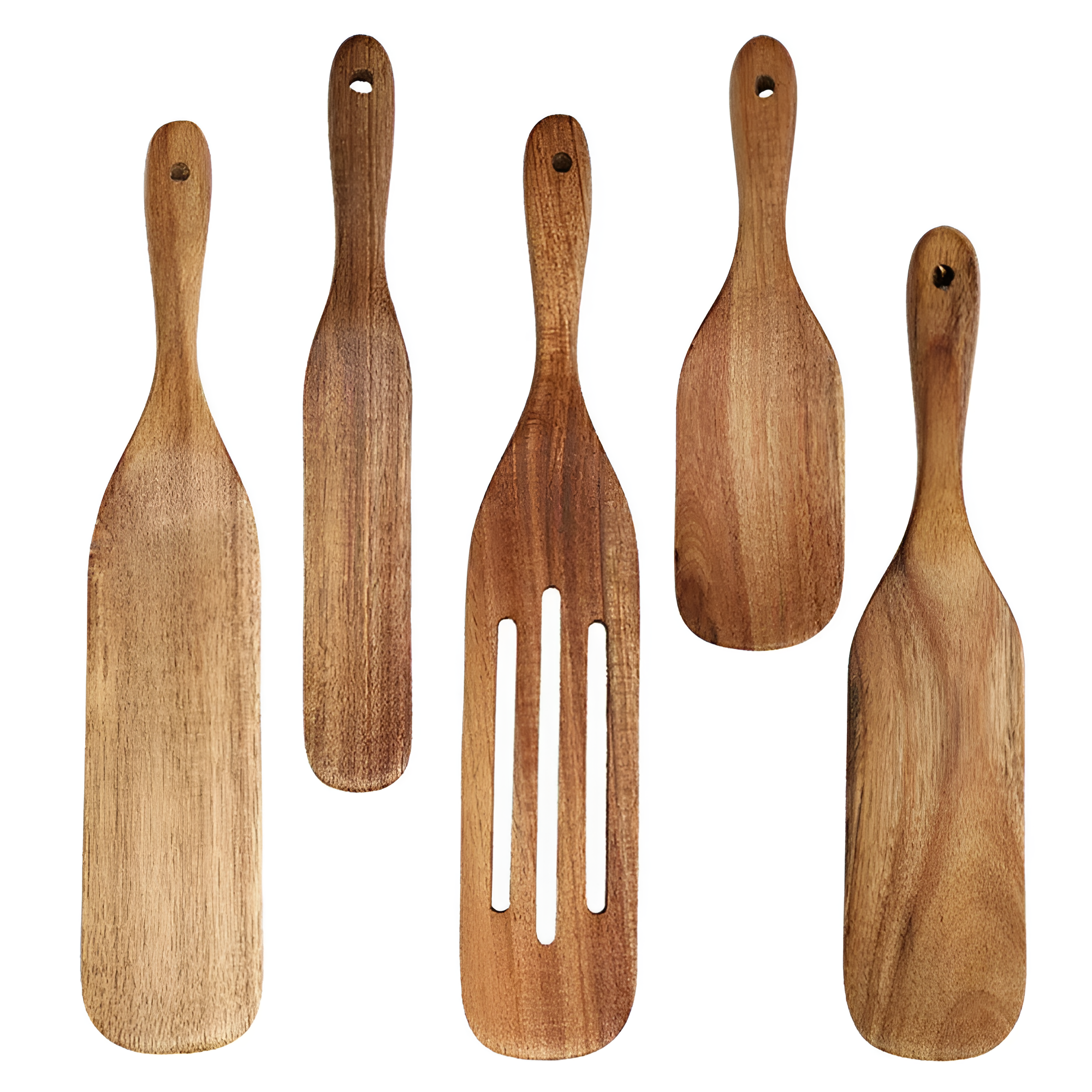 Antihaft Holz Spatel Set