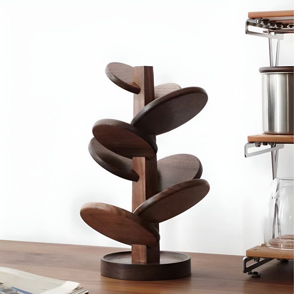 Posavasos Árbol Trivet de Madera