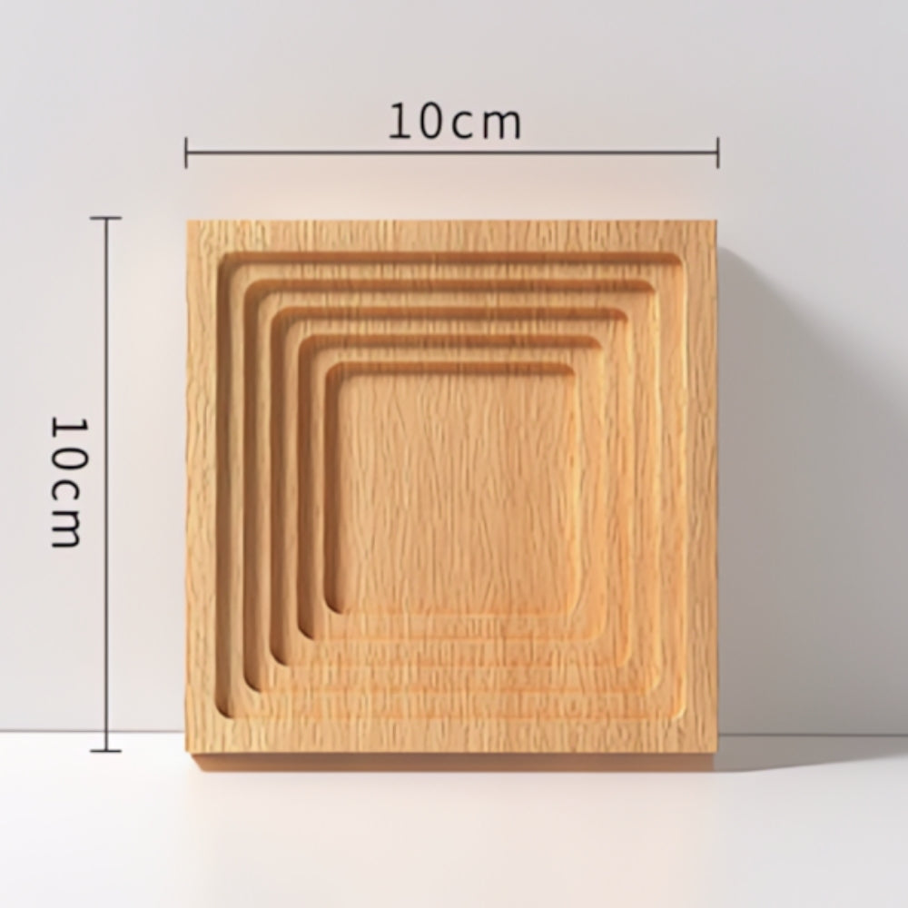Bandeja Nórdica de Madera con Ondas