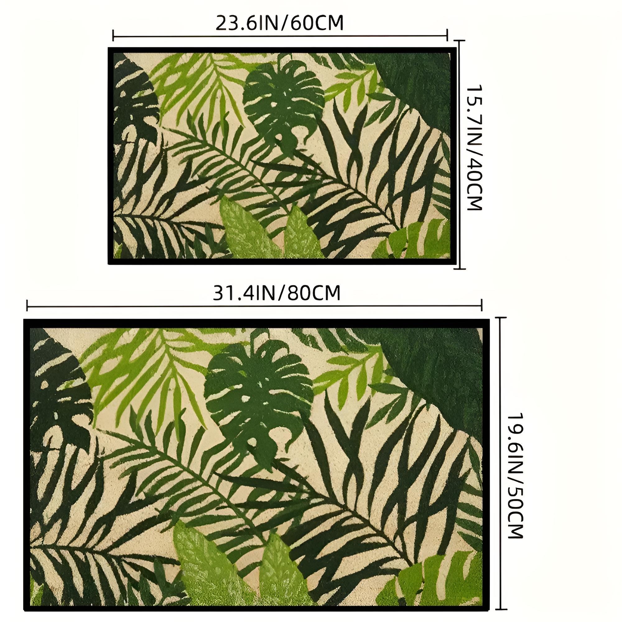 Felpudo Antideslizante Monstera