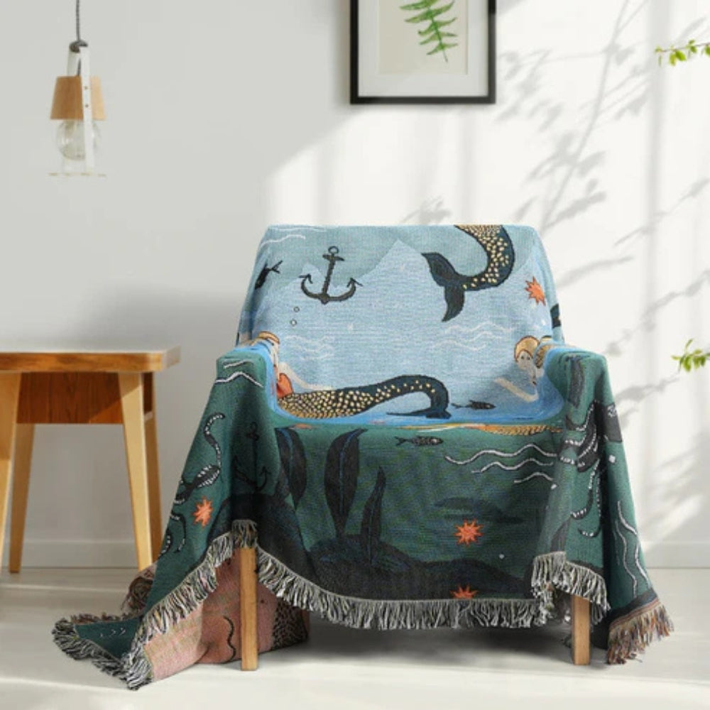 Funda de sofá Sirena submarina