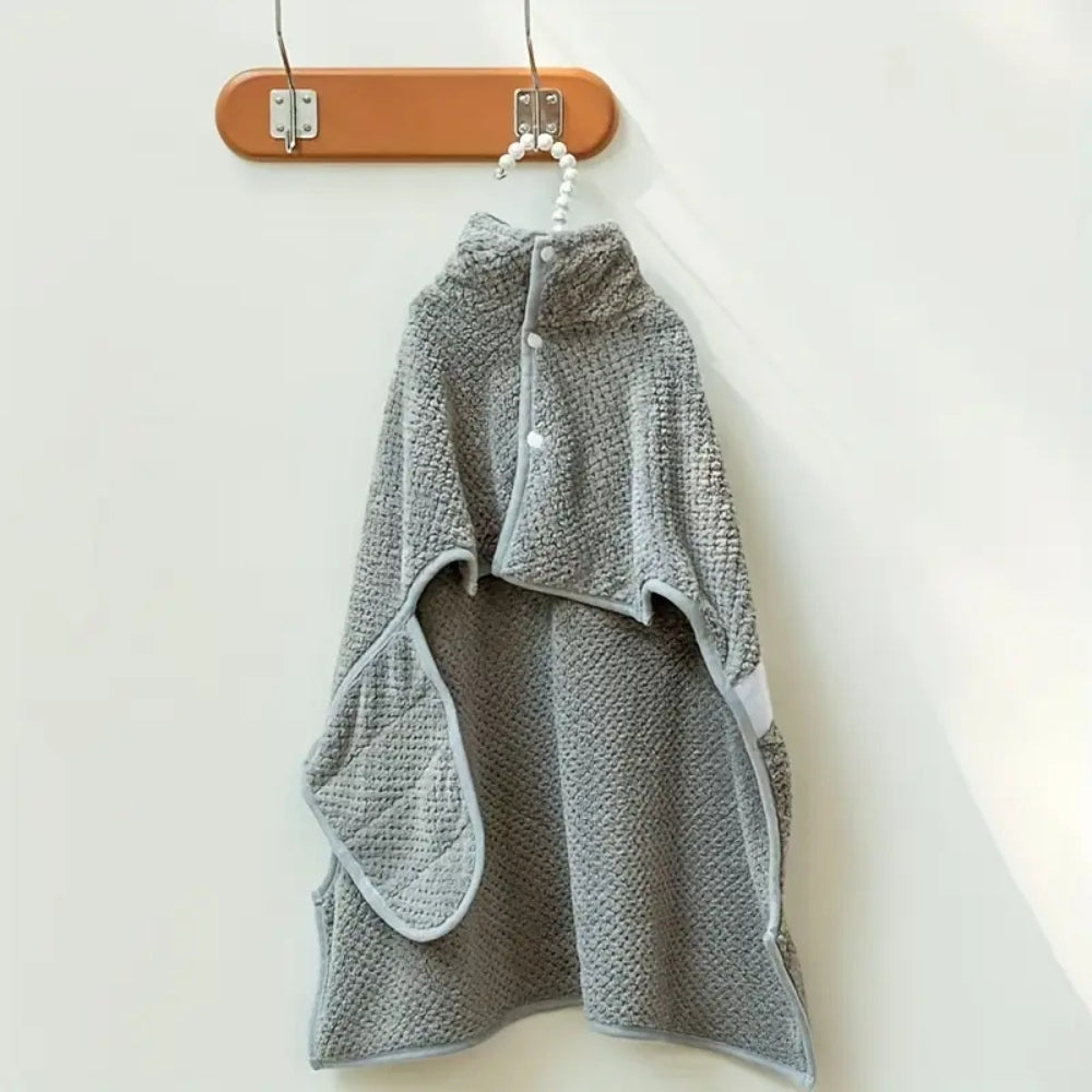 Peignoir serviette de séchage doux pour chien