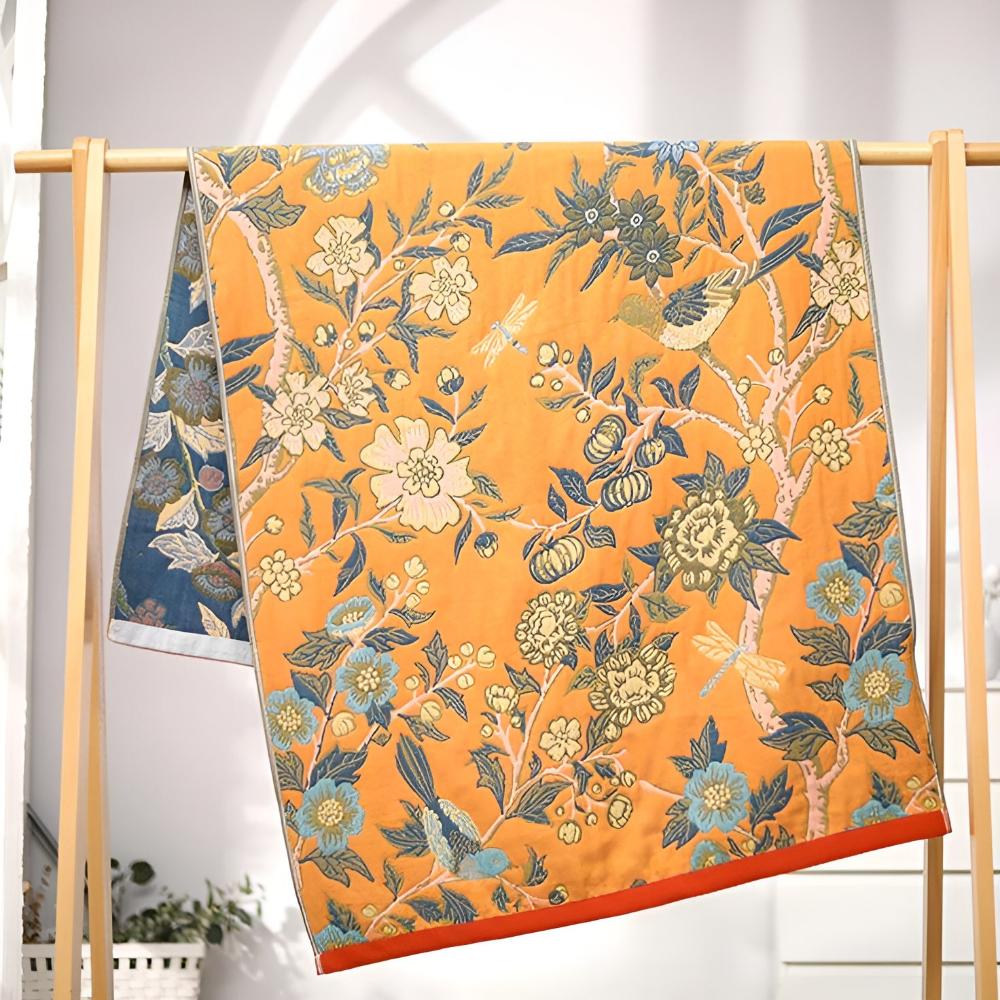 Toalla de baño reversible Hibiscus