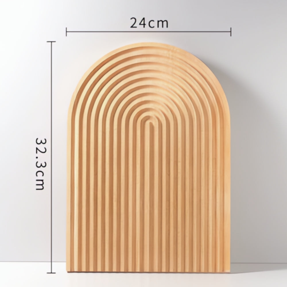 Bandeja Nórdica de Madera con Ondas