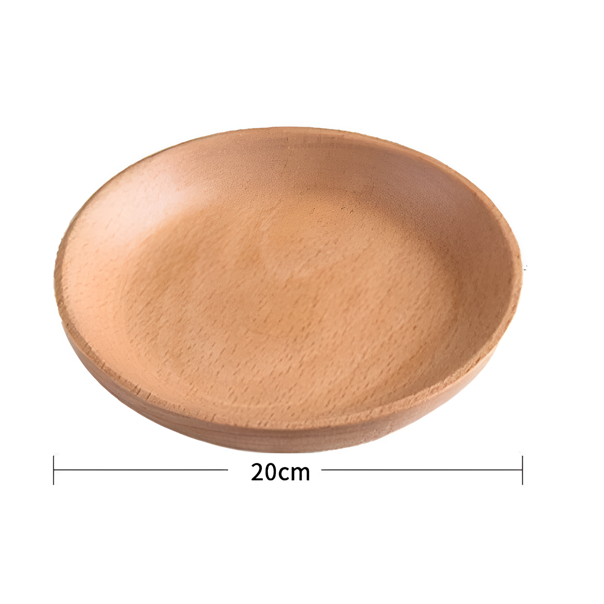 Plato Artesanal de Madera de Nogal