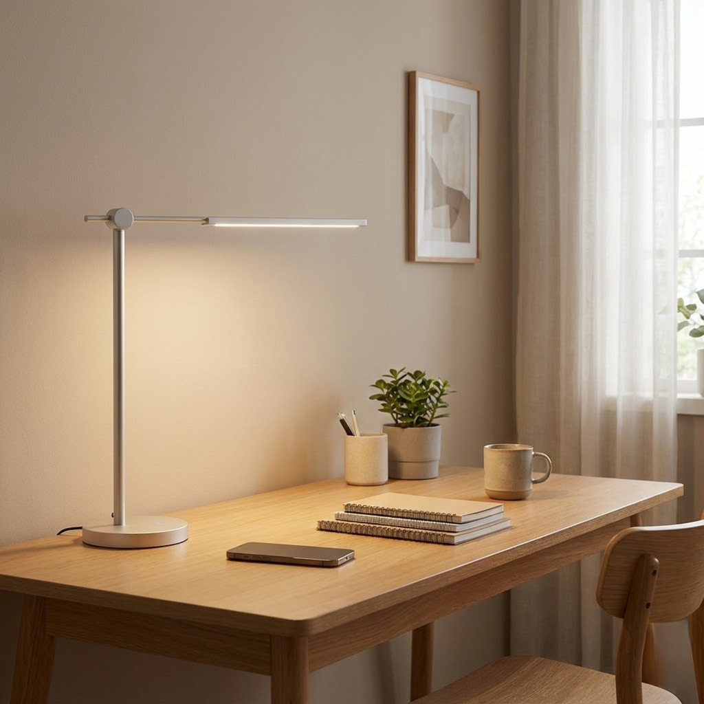 Modern LED Desk Lamp with Touch Dimming