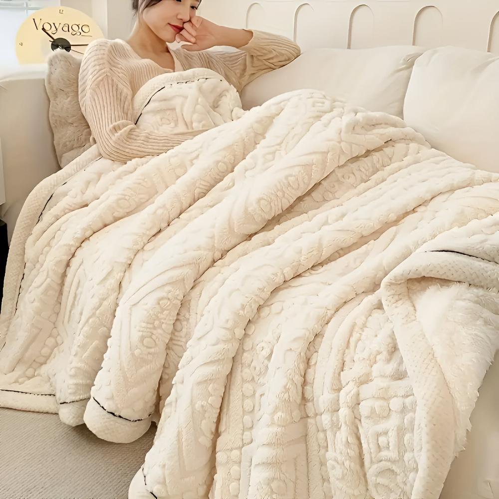 Samt Mandala Sherpa-Decke