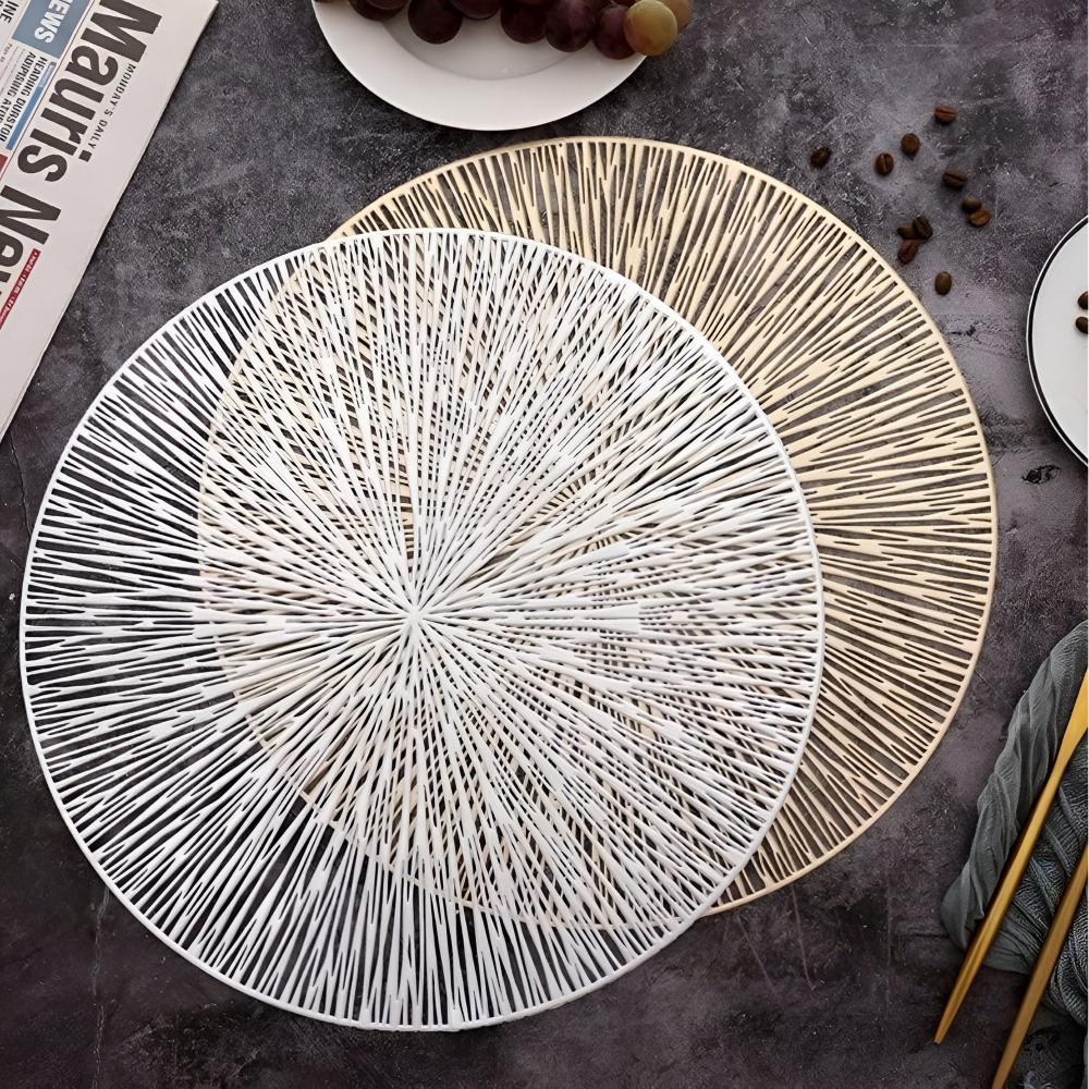 Feuerwerk Metallic Tischmatte