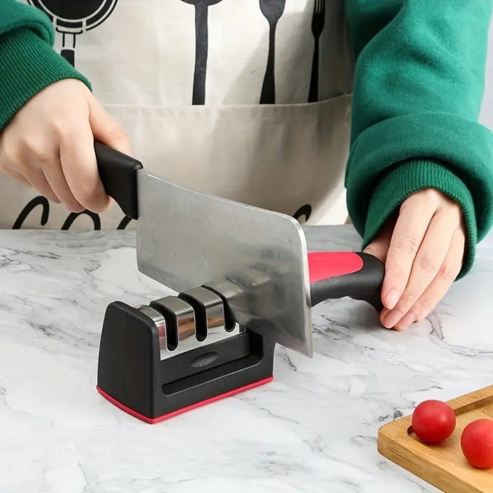Afilador de Cuchillos con Mango Cómodo