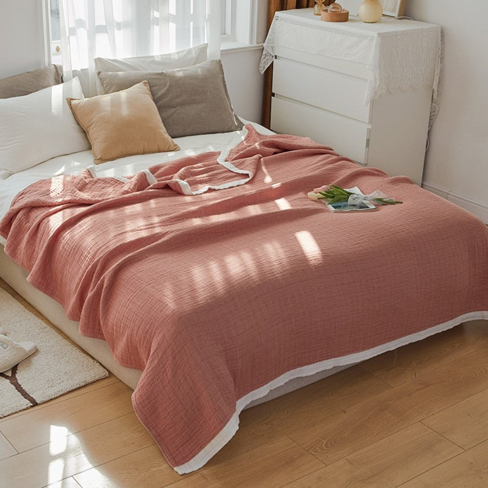 Deluxe Musselin Baumwoll Mehrlagige Decke