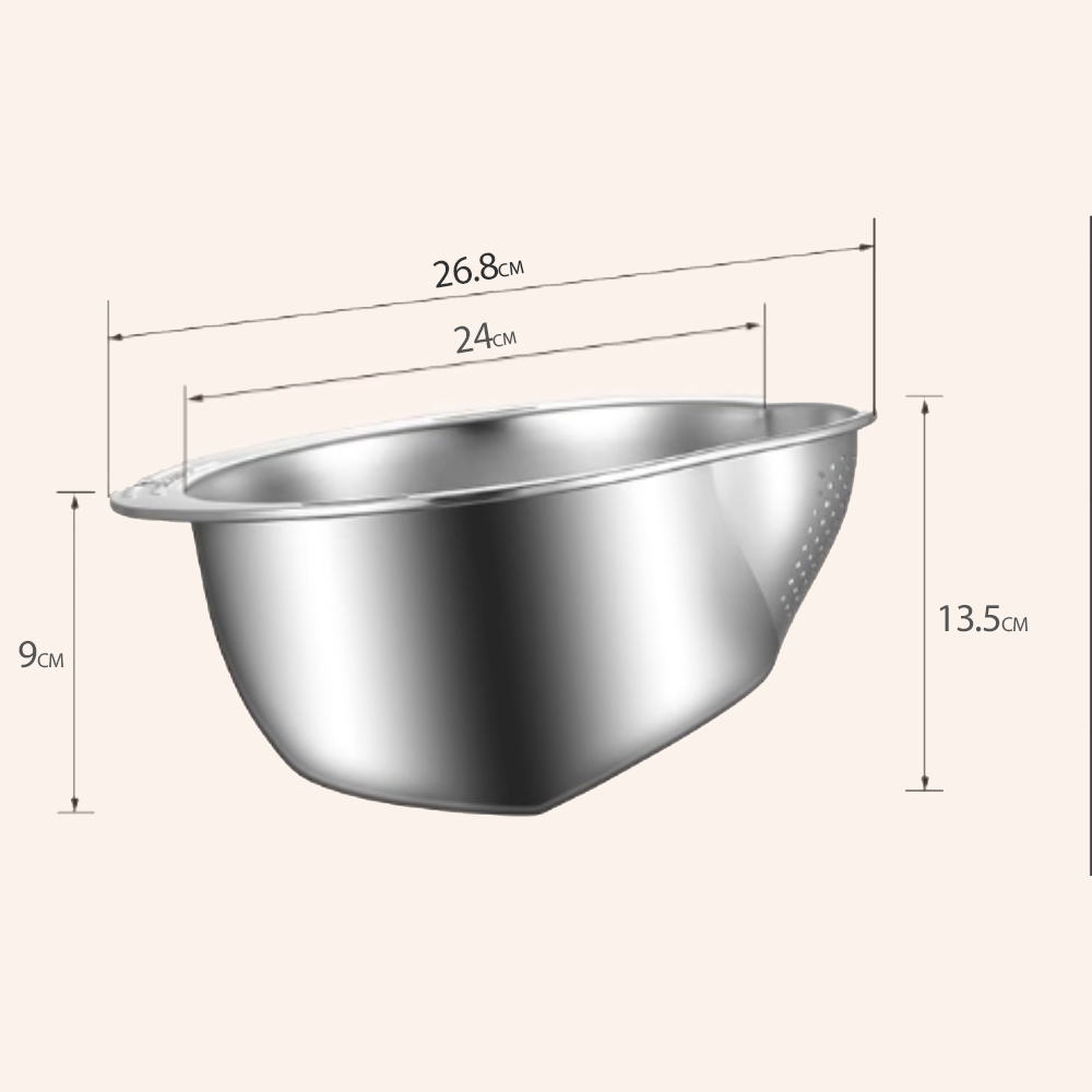 Colador de Malla para Alimentos Smart Drain
