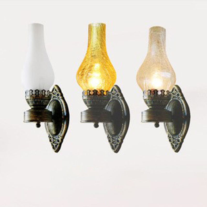 Retro Kerosene 1-Light Wall Sconce Lamps