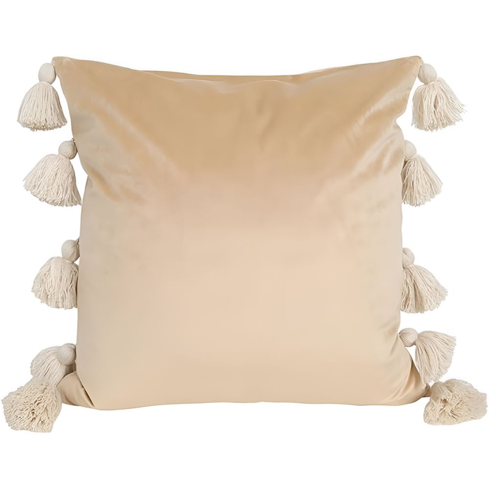 Boho Pompon Kissenbezug