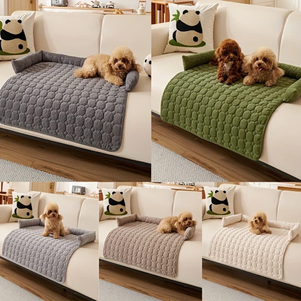 Hundebett mit rutschfestem Polster und Steppung