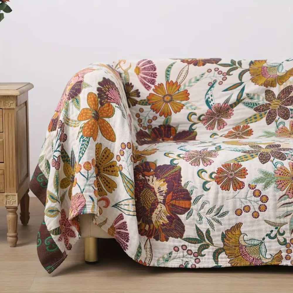 Charmante Blumen Decke