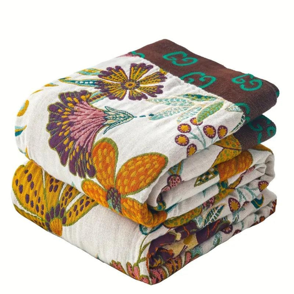 Charmante Blumen Decke