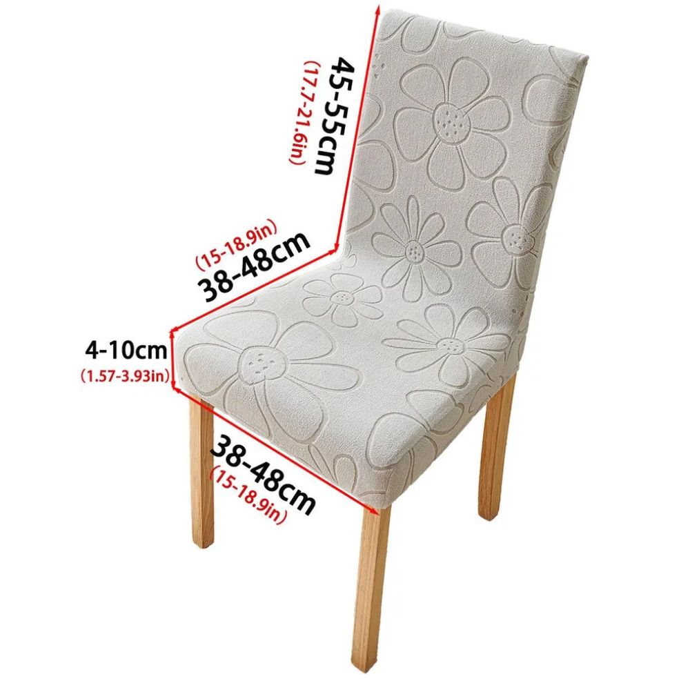 Funda elástica Daisy para silla de comedor