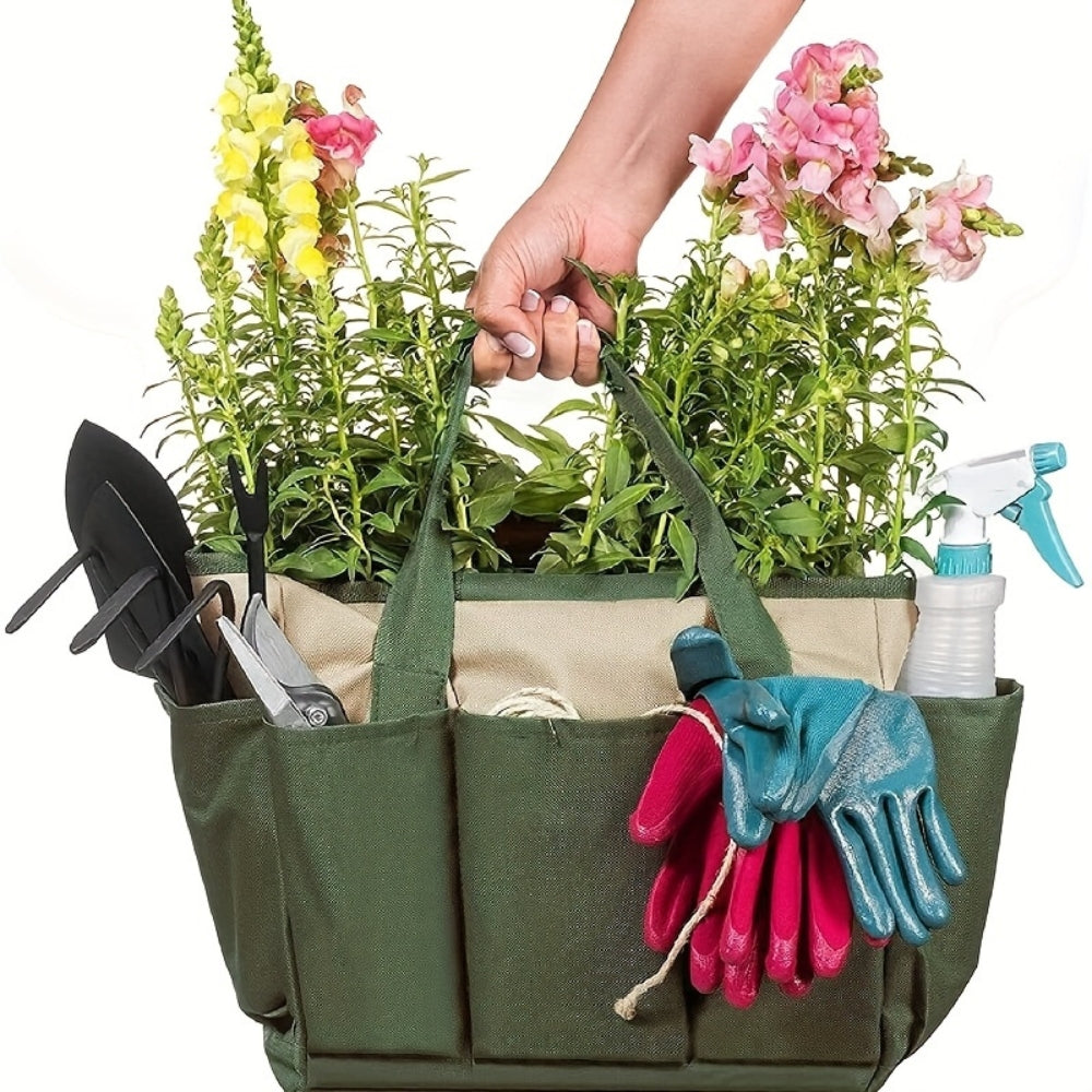 Bolsa de almacenamiento duradera para herramientas de jardinería multiusos