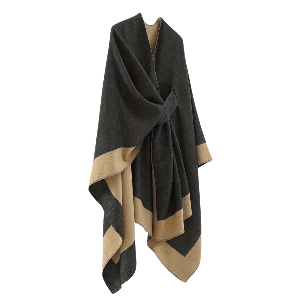Poncho elegante drapeado Emiree