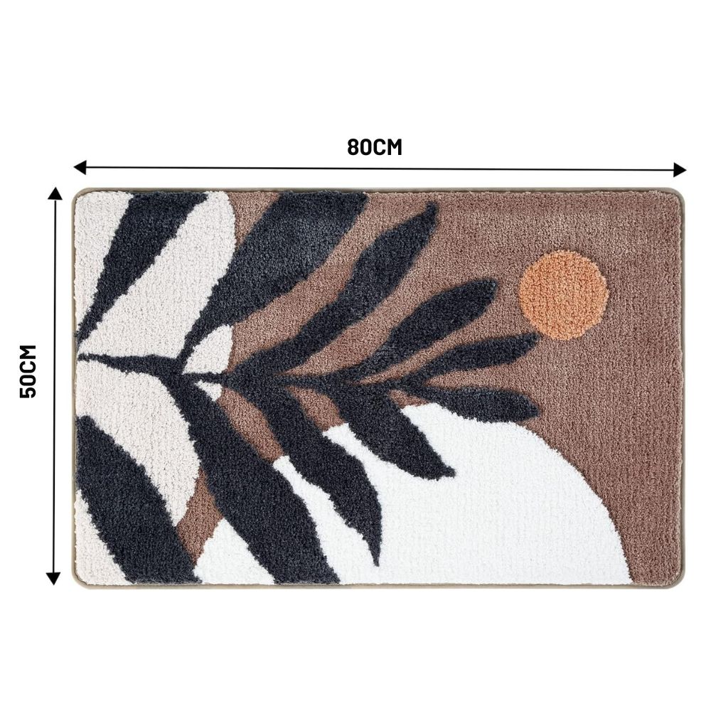 Floral Non-Slip Bathmat