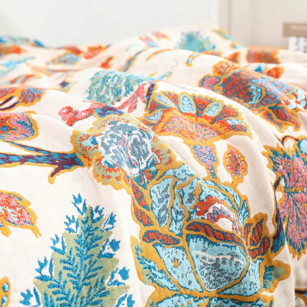 Floryn Garten-inspirierte Wendbare Decke