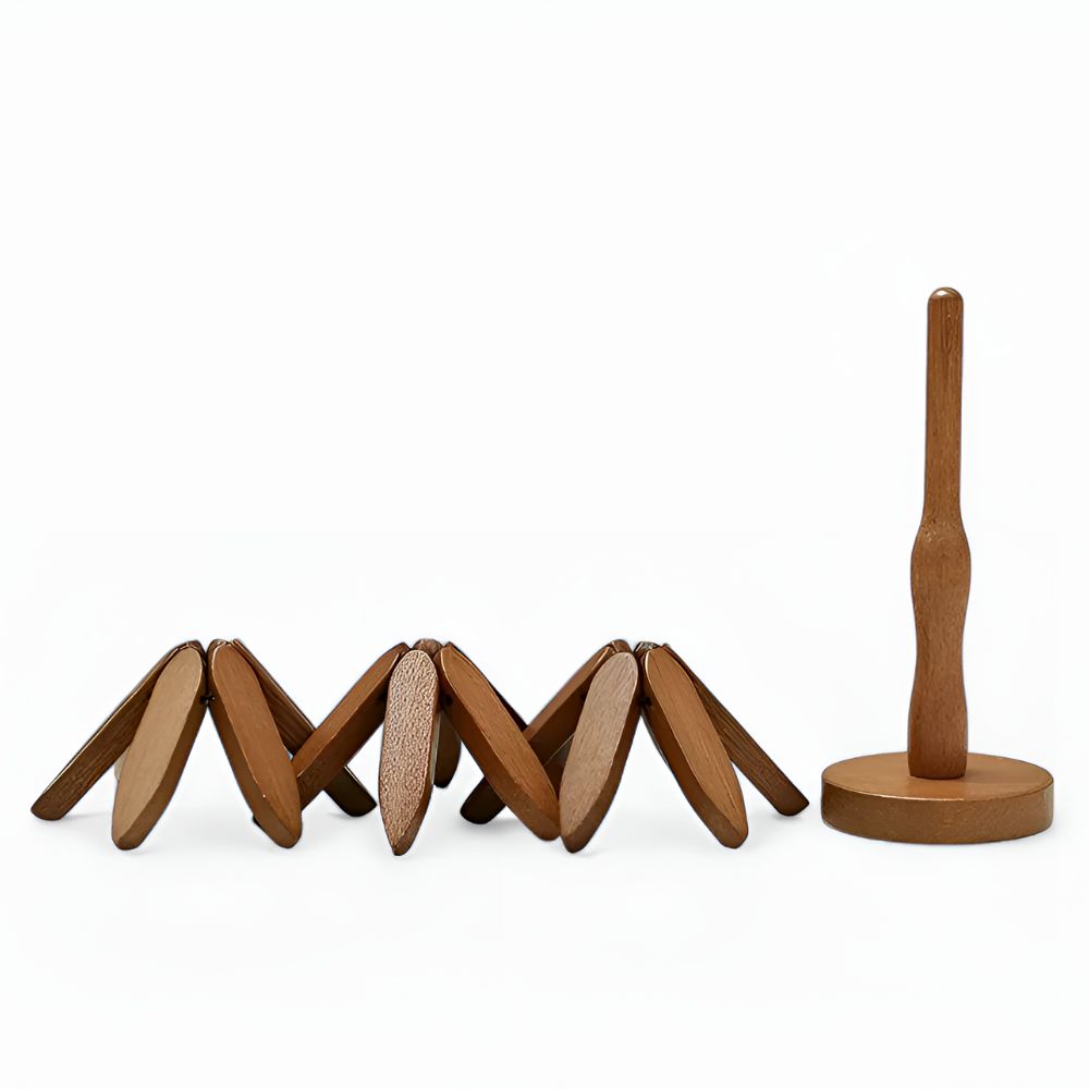 Salvamanteles plegables de madera | Set de 3 piezas