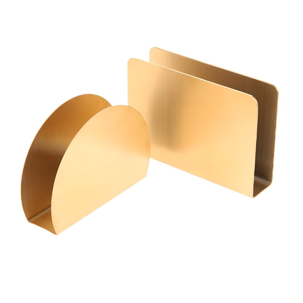Goldener Metall Serviettenhalter