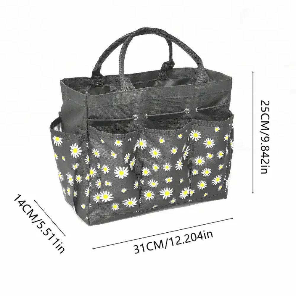 Oxford Floral Garden Tool Organiser Bag