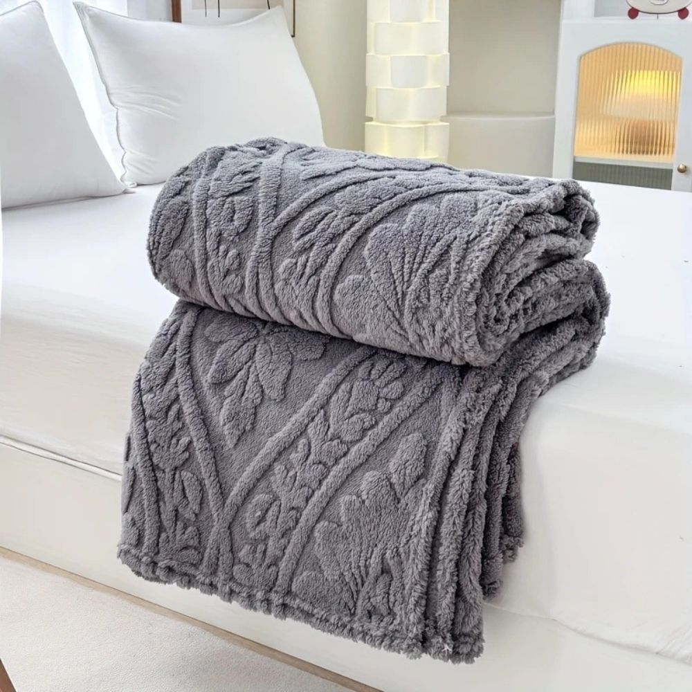 Paris Gewebte Jacquard Fleece-Decke