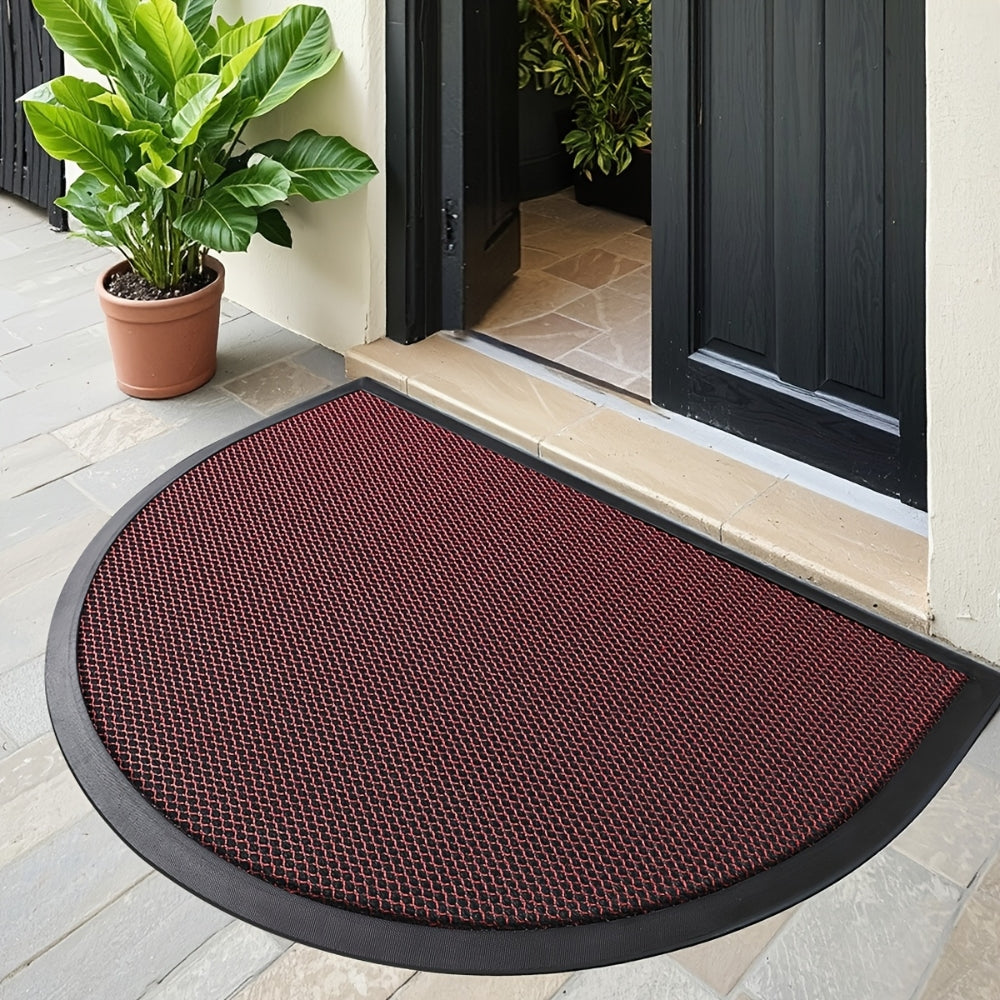Paillasson Rynel demi-cercle | Tapis d'entrée antidérapant