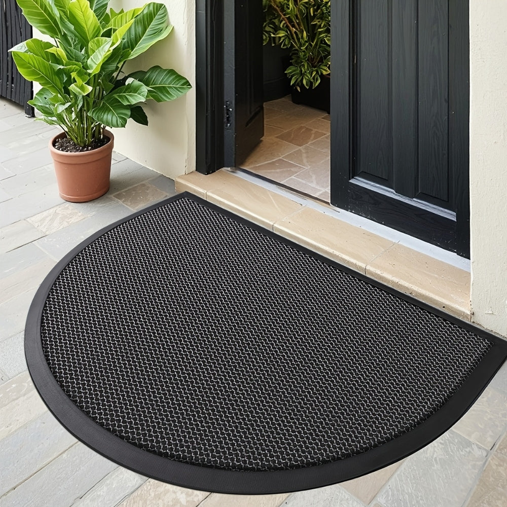 Paillasson Rynel demi-cercle | Tapis d'entrée antidérapant