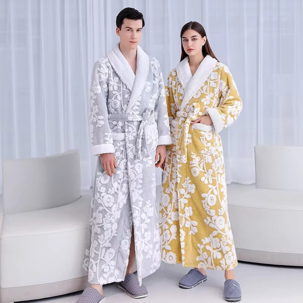 Bata de baño Solane Luxe Jacquard