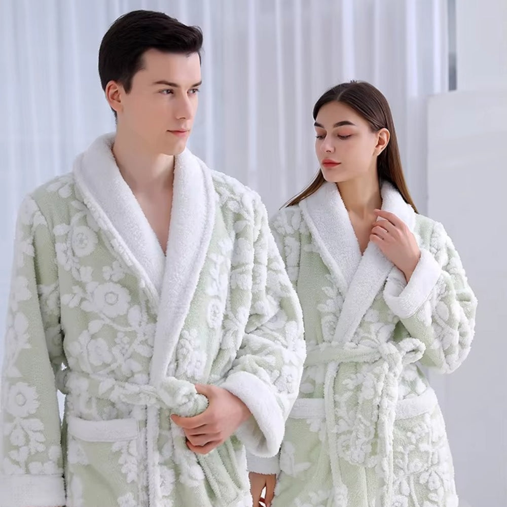 Bata de baño Solane Luxe Jacquard