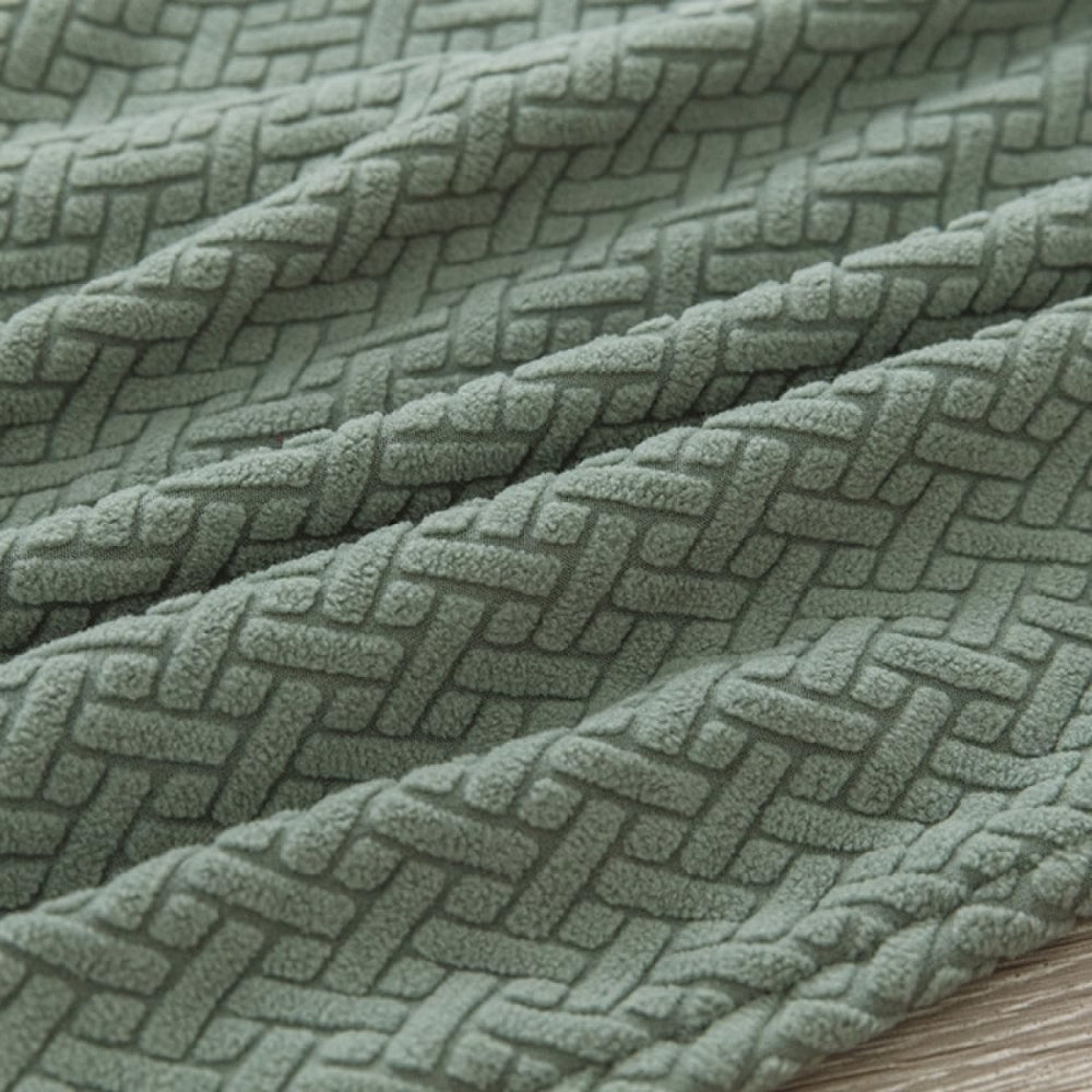 Sylva Jacquard Samt Stretch Stuhlhusse für Esszimmerstühle