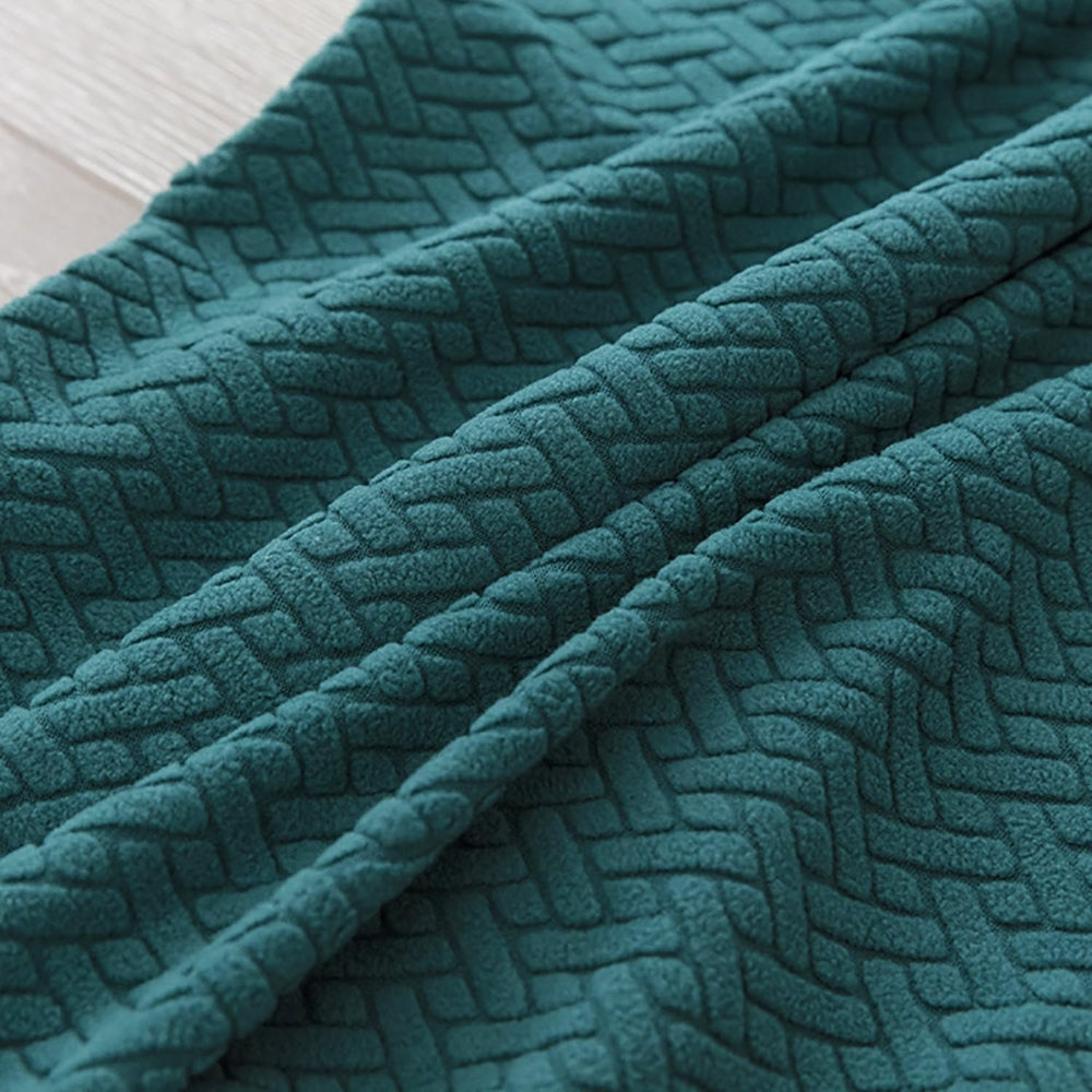 Sylva Jacquard Samt Stretch Stuhlhusse für Esszimmerstühle