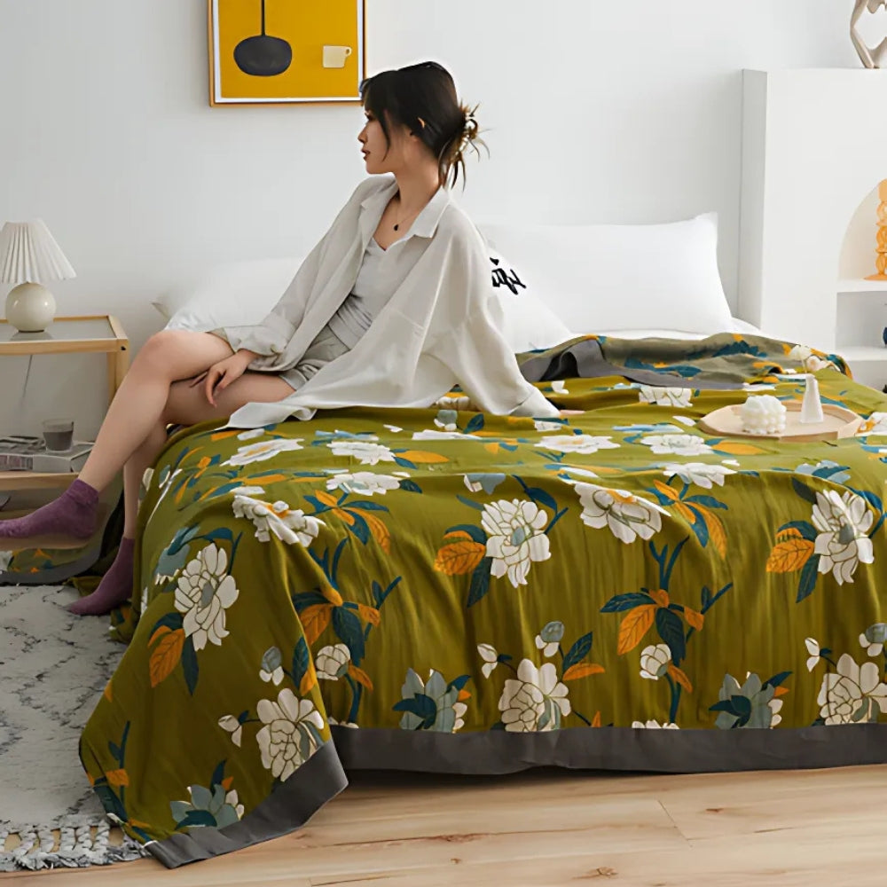 Vintage Bloom Comfort Couch Cover