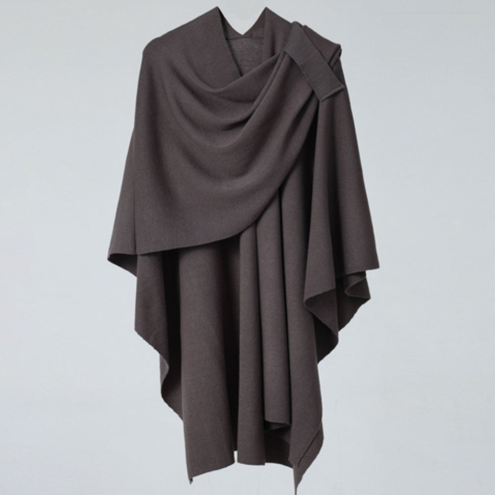 Virelli Poncho Leichter Schal-Mantel