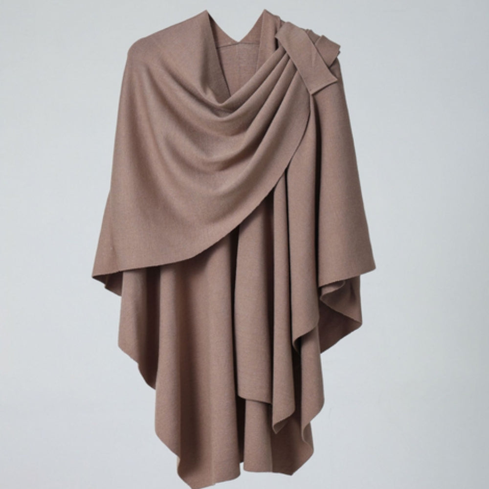 Virelli Poncho Leichter Schal-Mantel