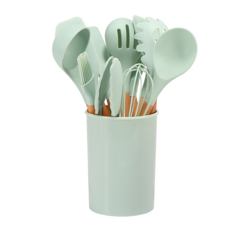 Set de Utensilios de Cocina de Silicona